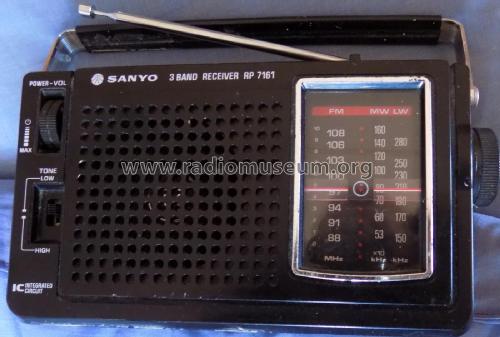 3 Band Receiver RP 7161; Sanyo Electric Co. (ID = 2146931) Radio