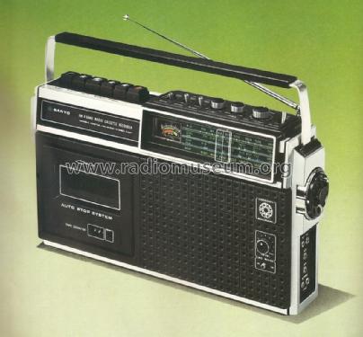 4 Band Portable Radio Cassette Recorder M-2527H; Sanyo Electric Co. (ID = 1486158) Radio