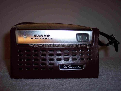 Six Transistor Portable 6C-19B; Sanyo Electric Co. (ID = 615358) Radio