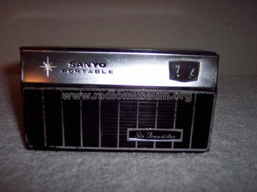 Six Transistor Portable 6C-19B; Sanyo Electric Co. (ID = 615359) Radio