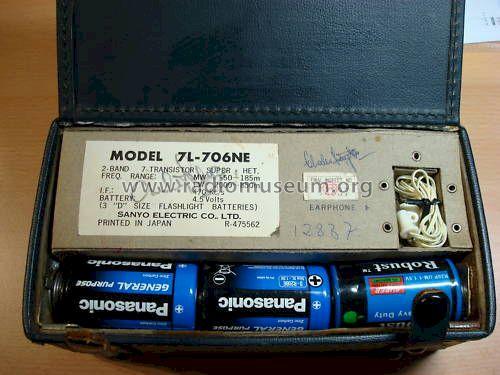 7 Transistor 7L-706NE; Sanyo Electric Co. (ID = 819254) Radio