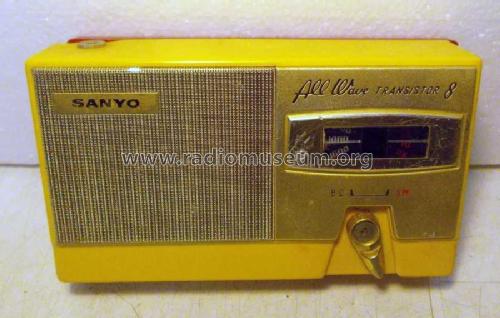 All Wave Transistor 8 8SP-2N; Sanyo Electric Co. (ID = 1620710) Radio