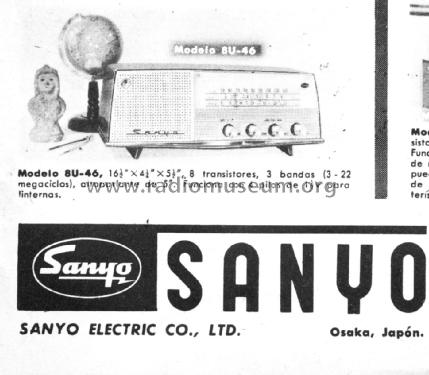8U-46; Sanyo Electric Co. (ID = 2440824) Radio