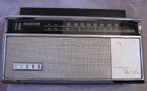 14 Transistor High Sensitivity FM-AM AFT-1A; Sanyo Electric Co. (ID = 807790) Radio