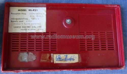 All Wave Transistor 9 9S-P21; Sanyo Electric Co. (ID = 1656170) Radio