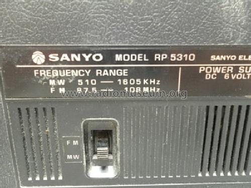 AM/FM Portable Radio RP 5310; Sanyo Electric Co. (ID = 1627674) Radio