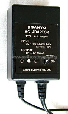 AM/FM Quartz Clock Radio & TV TPM2140 ; Sanyo Electric Co. (ID = 1053437) TV-Radio