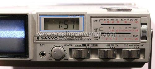 AM/FM Quartz Clock Radio & TV TPM 2770; Sanyo Electric Co. (ID = 2286713) TV Radio