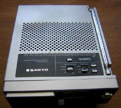 AM/FM Quartz Clock Radio & TV TPM 2175; Sanyo Electric Co. (ID = 828527) TV Radio