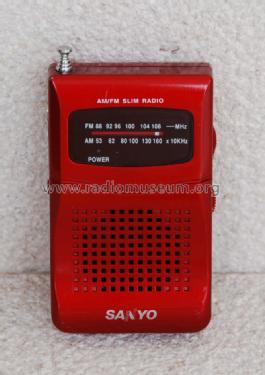 AM/FM Slim Radio RP-59; Sanyo Electric Co. (ID = 1340617) Radio