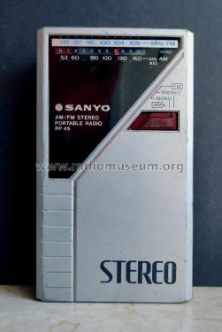 AM/FM Stereo Portable RP 45; Sanyo Electric Co. (ID = 2682694) Radio
