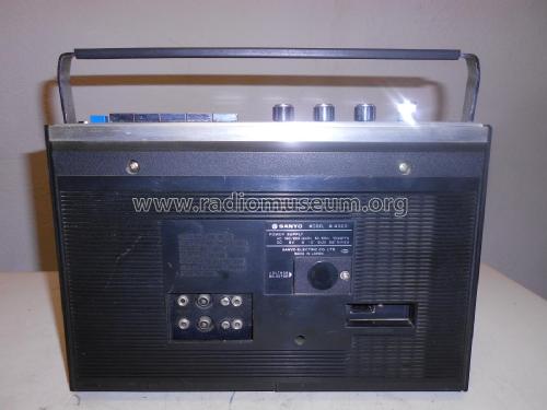 Cassette Stereo Play & Record M-4000 ; Sanyo Electric Co. (ID = 2365075) R-Player