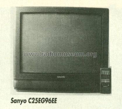 Colour Television C25-EG96EE; Sanyo Electric Co. (ID = 1212764) Television