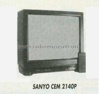 Colour Television CEM 2140P; Sanyo Electric Co. (ID = 1211324) Fernseh-E