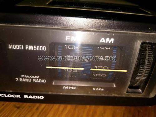 Computer Readout Clock Radio RM5800; Sanyo Electric Co. (ID = 2537093) Radio