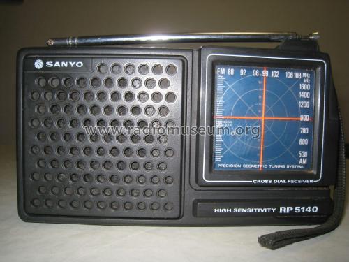 Cross Dial Receiver RP 5140; Sanyo Electric Co. (ID = 2019929) Radio