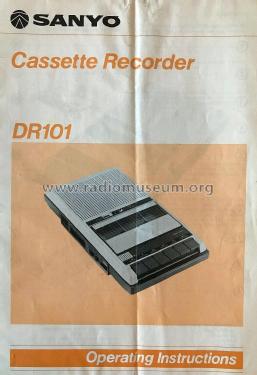 Data Cassette Tape Recorder DR101; Sanyo Electric Co. (ID = 2806488) R-Player