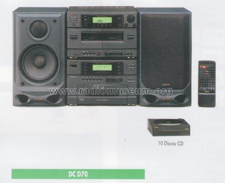 Mini System DC D70; Sanyo Electric Co. (ID = 2086374) Sonido-V
