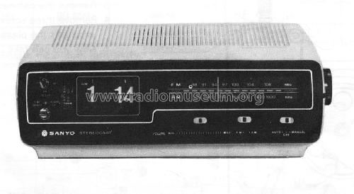 Stereocast Digital Clock RM5320; Sanyo Electric Co. (ID = 163102) Radio