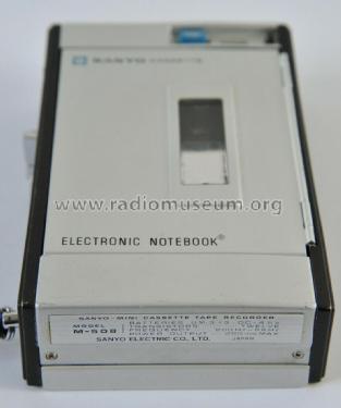 Electronic Notebook M-508; Sanyo Electric Co. (ID = 2707104) R-Player