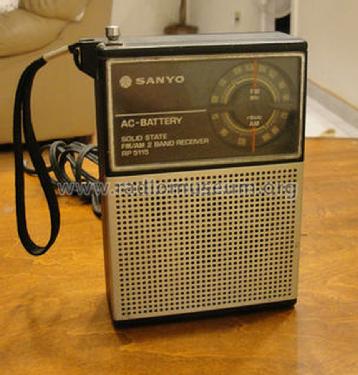 FM/AM 2 Band Receiver RP-5115U; Sanyo Electric Co. (ID = 1230774) Radio