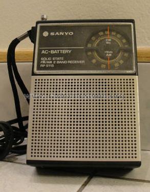 FM/AM 2 Band Receiver RP-5115U; Sanyo Electric Co. (ID = 1230781) Radio