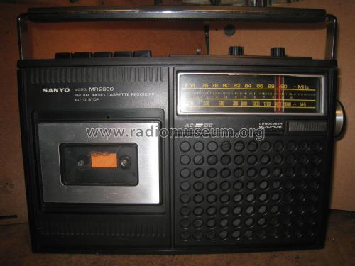 FM-AM Radio Cassette Recoder Auto Stop MR 2600; Sanyo Electric Co. (ID = 1986583) Radio