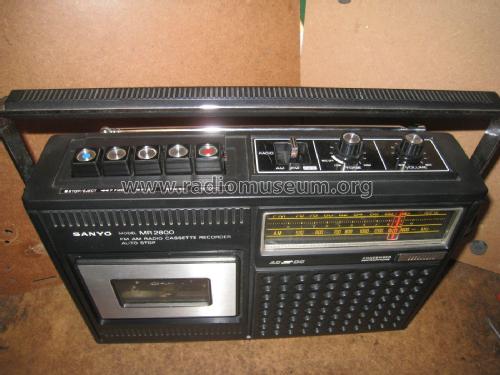 FM-AM Radio Cassette Recoder Auto Stop MR 2600; Sanyo Electric Co. (ID = 1986585) Radio