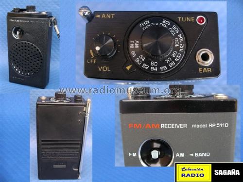 FM/AM Receiver RP5110; Sanyo Electric Co. (ID = 689102) Radio