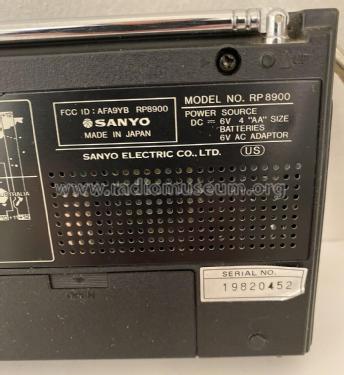 FM/MW/SW 8 Band Receiver RP 8900; Sanyo Electric Co. (ID = 2903739) Radio