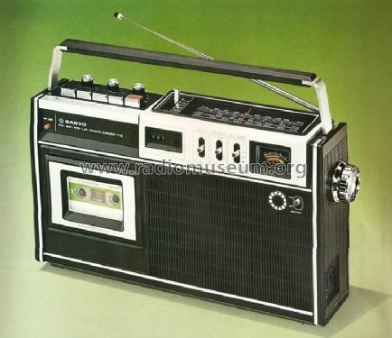 MW-SW1-SW2-FM Portable Radio Cassette Recorder M-2415H; Sanyo Electric Co. (ID = 1486970) Radio