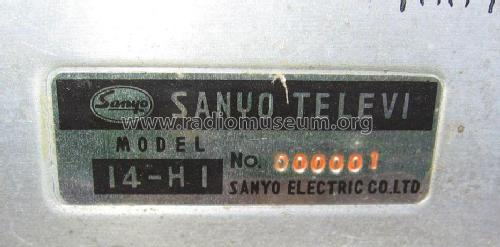 High Vivid 14-H1; Sanyo Electric Co. (ID = 2017776) Television