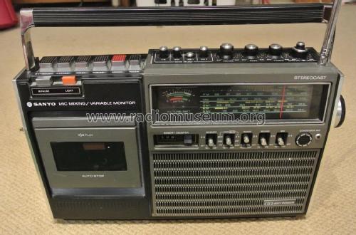 Stereocast Portable Radio Cassette Recorder M-2480K ; Sanyo Electric Co. (ID = 2403642) Radio