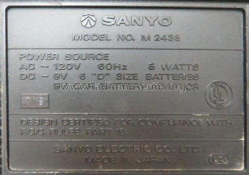 M-2438 ; Sanyo Electric Co. (ID = 3172914) Radio