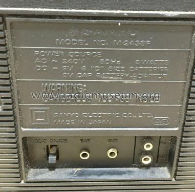 M-2438F; Sanyo Electric Co. (ID = 2590345) Radio