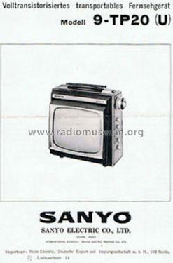 Mini 9 9-TP20 ; Sanyo Electric Co. (ID = 1332736) Television