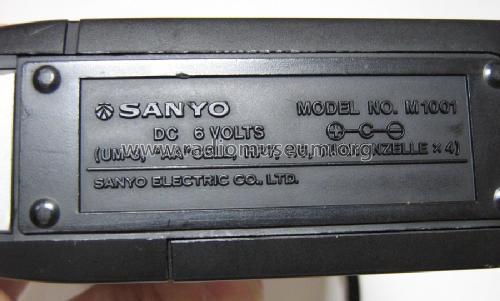 Mini Cassette Recorder M1001; Sanyo Electric Co. (ID = 777380) R-Player