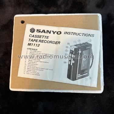 Mini Cassette Recorder M1112; Sanyo Electric Co. (ID = 2988217) Sonido-V
