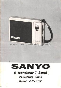 6 Transistor 6C-337 ; Sanyo Electric Co. (ID = 1663139) Radio