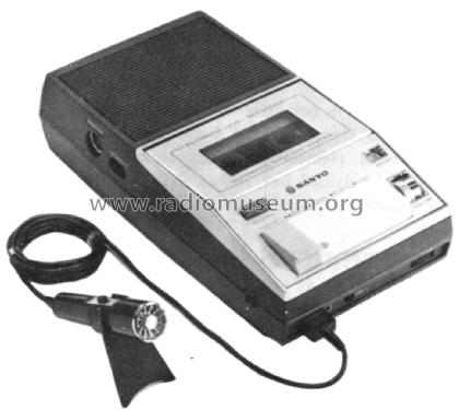 Portable Cassette Recorder M-2500; Sanyo Electric Co. (ID = 2977528) Reg-Riprod