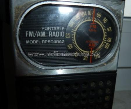 Portable FM/AM Radio RP 5040 AZ; Sanyo Electric Co. (ID = 1772315) Radio