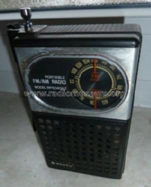 Portable FM/AM Radio RP 5040 AZ; Sanyo Electric Co. (ID = 1772318) Radio
