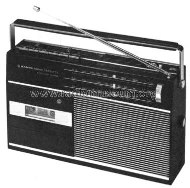 Portable Radio Cassette Recorder M-2413H; Sanyo Electric Co. (ID = 2971049) Radio