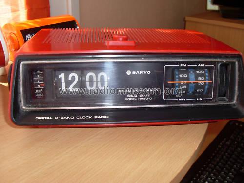 Digital 2 Band Clock Radio RM 5010; Sanyo Electric Co. (ID = 793696) Radio