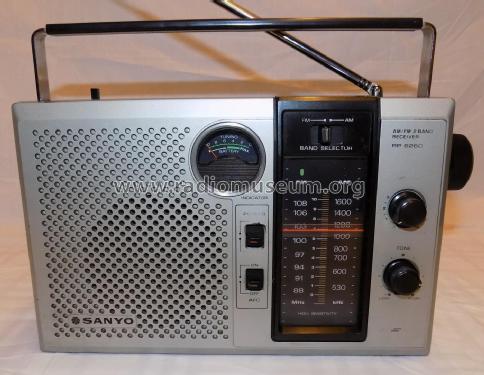 AM-FM Two Band Receiver RP6260; Sanyo Electric Co. (ID = 1972119) Radio
