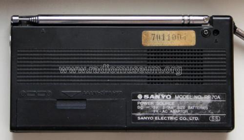 RP70A; Sanyo Electric Co. (ID = 1946020) Radio