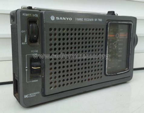 3 Band Receiver RP 7160; Sanyo Electric Co. (ID = 1489765) Radio