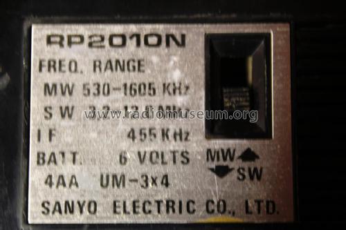 RP-2010N; Sanyo Electric Co. (ID = 1810119) Radio