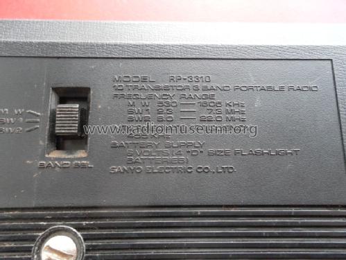 RP-3310; Sanyo Electric Co. (ID = 1377997) Radio