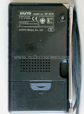 RP-5070; Sanyo Electric Co. (ID = 2291282) Radio